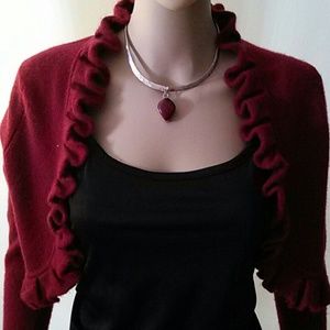 Lulu Bravo  Cashmere cardigan, size 2